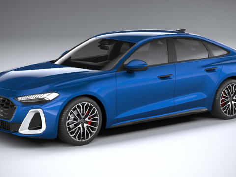 Audi A5 Sedan S-line 2025 3D मॉडल
