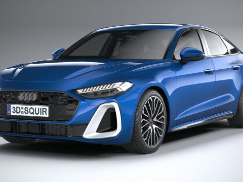 Audi A5 Sedan S-line 2025 3D Model