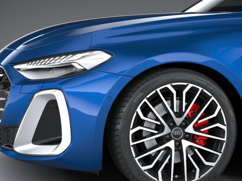 Audi A5 Sedan S-line 2025 3D Model