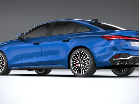 Audi A5 Sedan S-line 2025 3D Model