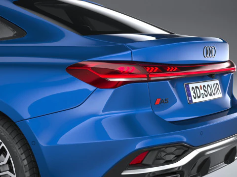 Audi A5 Sedan S-line 2025 3D Model