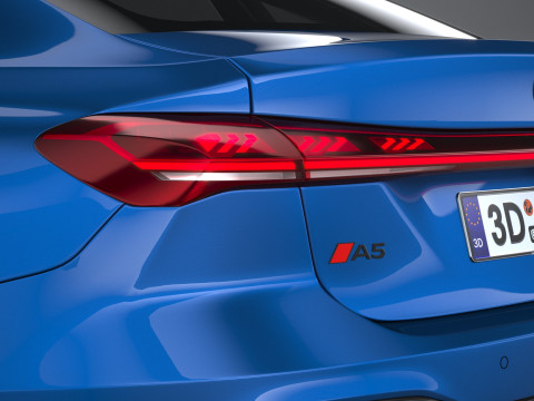 Audi A5 Sedan S-line 2025 3D Model