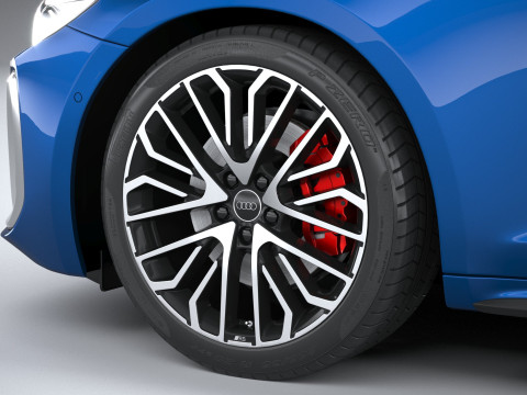 Audi A5 Sedan S-line 2025 3D Model