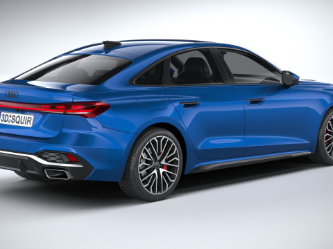 Audi A5 Sedan S-line 2025 3D Model