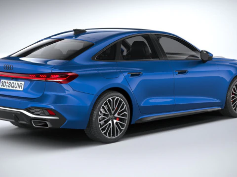 Audi A5 Sedan S-line 2025 3D Model