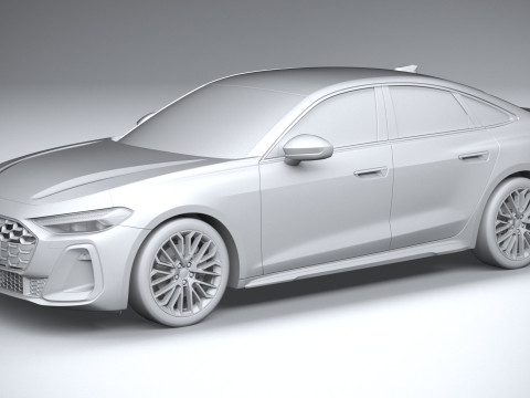 Audi A5 Sedan S-line 2025 3D Model