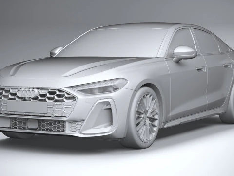 Audi A5 Sedan S-line 2025 3D Model