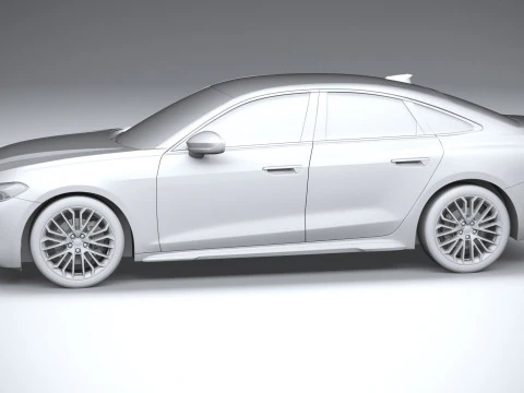 Audi A5 Sedan S-line 2025 3D Model
