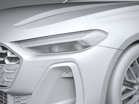 Audi A5 Sedan S-line 2025 3D Model