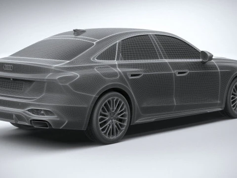 Audi A5 Sedan S-line 2025 3D Model