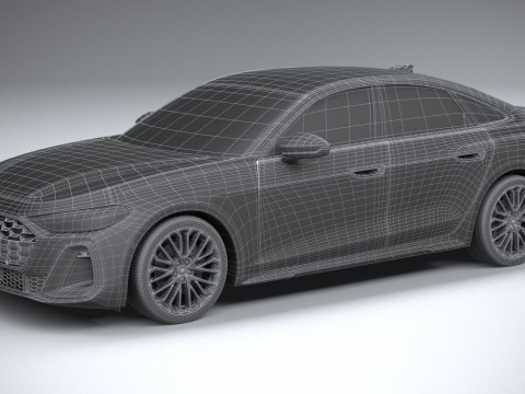 Audi A5 Sedan S-line 2025 3D Model