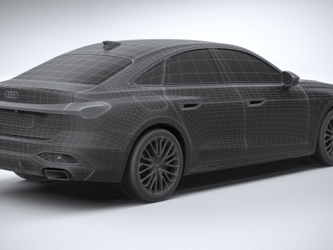 Audi A5 Sedan S-line 2025 3D Model