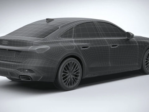 Audi A5 Sedan S-line 2025 3D Model