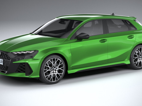 Audi RS3 2025 3D मॉडल