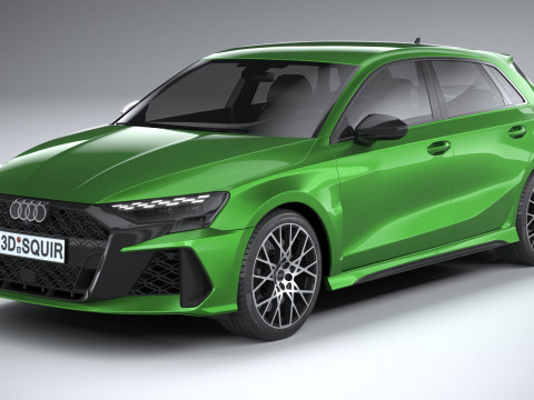 Audi RS3 2025 3D Model