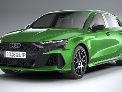Audi RS3 2025 3D Model