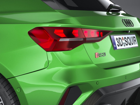 Audi RS3 2025 3D Model