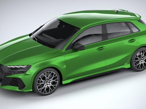 Audi RS3 2025 3D Model