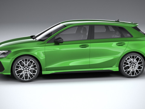 Audi RS3 2025 3D Model