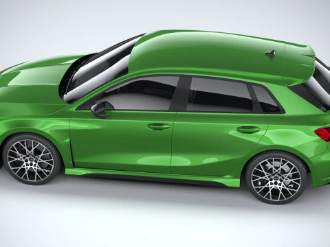 Audi RS3 2025 3D Model