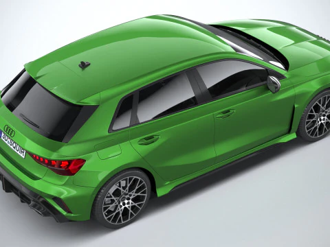 Audi RS3 2025 3D Model