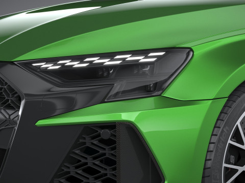 Audi RS3 2025 3D Model