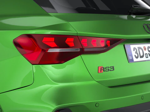 Audi RS3 2025 3D Model