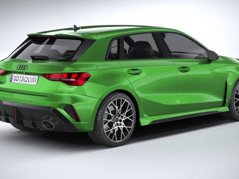 Audi RS3 2025 3D Model