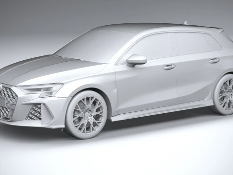 Audi RS3 2025 3D Model
