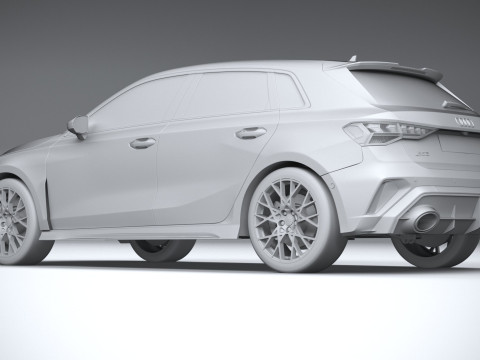 Audi RS3 2025 3D Model