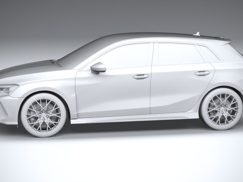 Audi RS3 2025 3D Model