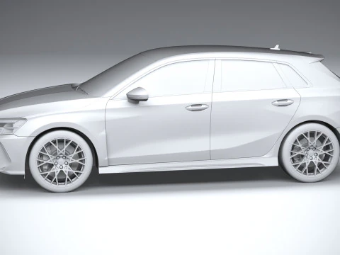 Audi RS3 2025 3D Model