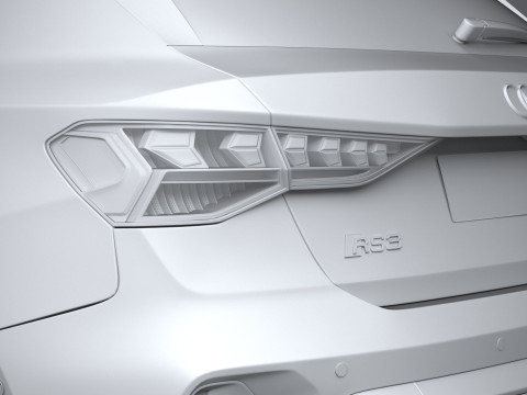 Audi RS3 2025 3D Model