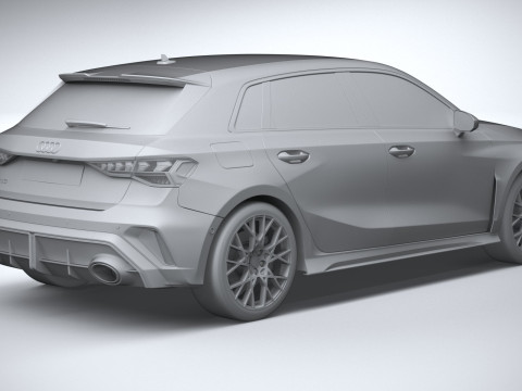 Audi RS3 2025 3D Model