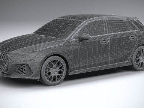 Audi RS3 2025 3D Model