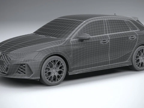 Audi RS3 2025 3D Model