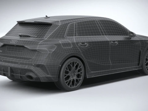 Audi RS3 2025 3D Model