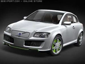 Volvo C30 ReCharge Concept 3D Model