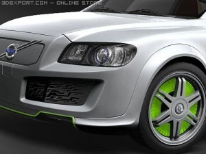 Volvo C30 ReCharge Concept 3D Model