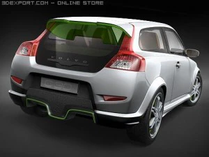 Volvo C30 ReCharge Concept 3D Model