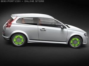 Volvo C30 ReCharge Concept Modelo 3D