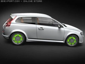 Volvo C30 ReCharge Concept 3D Model