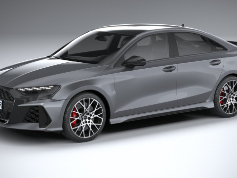 Audi RS3 Sedan 2025 3D मॉडल