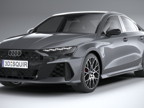 Audi RS3 Sedan 2025 3D मॉडल
