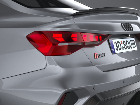 Audi RS3 Sedan 2025 3D मॉडल