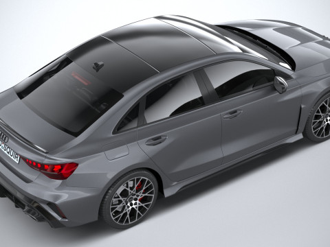 Audi RS3 Sedan 2025 3D मॉडल