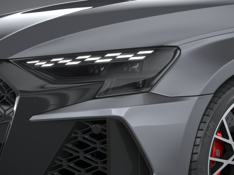 Audi RS3 Sedan 2025 3D मॉडल