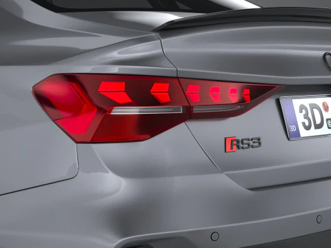 Audi RS3 Sedan 2025 3D Model