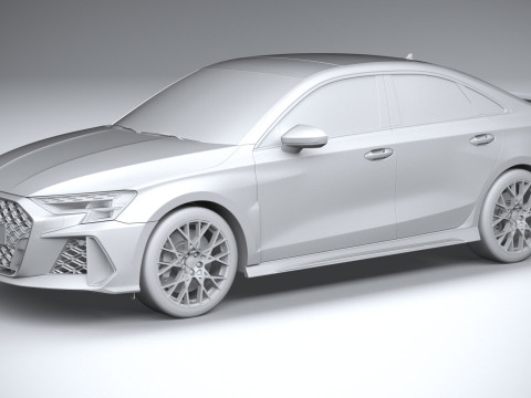 Audi RS3 Sedan 2025 3D मॉडल