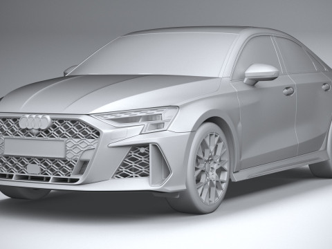 Audi RS3 Sedan 2025 3D मॉडल